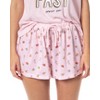 Gilmore Girls Womens' Coffee Life's Short Sleep Pajama Set Shorts Pink - 3 of 4