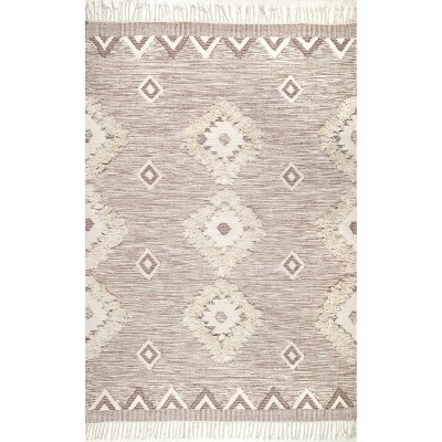Nuloom Savannah Moroccan Tasseled Wool Indoor Area Rug