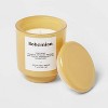 Gold Exterior Painted Glass w/ Glass Lid Incense and Santal "Bohemian" 7oz - Room Essentials™ - 3 of 3
