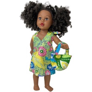 Doll Clothes Superstore Handmade Sundress with Matching Purse for 18" Girl Dolls - 1 of 4