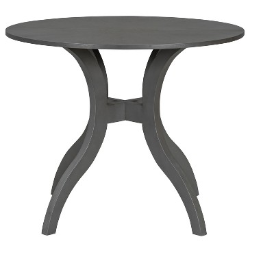 Vynxaria Walnut Round Dining Table – Solid Wood Legs, Timeless Elegance, Ideal Focal Point for Family Gatherings
