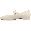 Journee Women's Gredah Medium and Wide Width Mary Jane Dress Flats - 2 of 4