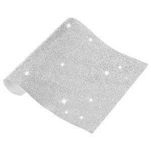 Unique Bargains Crystal Rhinestone Sheet Self Adhesive DIY Crafts Sticker 1 Pc - 1 of 4