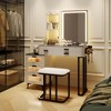 Costway Modern Vanity Desk with Mirror & Lights 3-Color LED Lights & Charging Station - image 2 of 4