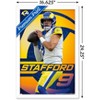 Trends International NFL Los Angeles Rams - Matthew Stafford 21 Framed Wall Poster Prints - 3 of 4