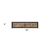 HomeRoots Sit Long Talk Much Black Framed Wall Art - 3 of 4