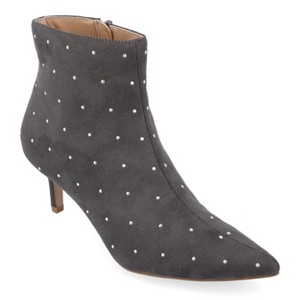 Journee Collection Womens Rossia Inside Zip Kitten Heel Bootie - 1 of 4