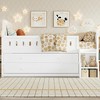 Polibi Full Size Kids Platform Bed with Built-In LED Headboard & 4 Storage Drawers - 2 of 4