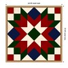 Amanti Art Christmas Barn Quilt IV by Victoria Barnes Framed Canvas Wall Art - 4 of 4