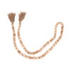 Sagebrook Home 84" Beads on Natural Jute, Wood Beaded Garland, Light Brown Finish, Decorative Wood Beads for Rustic Home - 3 of 4