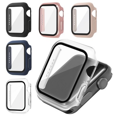 Bumper Case With Screen Protector For Apple Watch 40mm, Blue/rose Gold :  Target