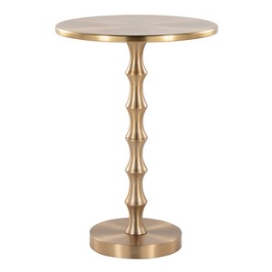 LumiSource 27" Bora Metal Accent Table - 1 of 4