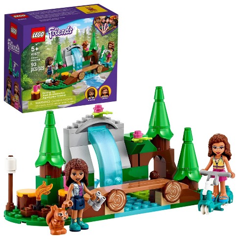 Beginner eetpatroon Hysterisch Lego Friends Forest Waterfall Camping Adventure Set 41677 : Target