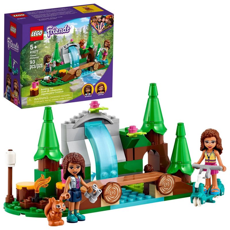 LEGO Friends Forest Waterfall Camping Adventure Set 41677, 1 of 8