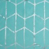 LunaLulinlk Printed Metallic Shower Curtain - 3 of 4