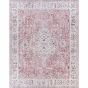 Hauteloom Bergman Distressed Red Area Rug - 1 of 4