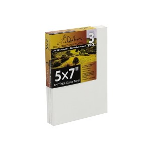 Jerry's Artarama Da Vinci Dual Sided Pro Panel Board - Pack, 6mm Deep Panels for Painting - Archival, Acid-Free Art Supplies - Ultra-Smooth & Medium - 1 of 4