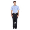Gioberti Men's Short Sleeve Solid Dress Shirt - 4 of 4