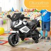 Costway 6V Kids Motorcycle with Music, Horn, Detachable Training Wheels & LED Headlights Pink/Red/Navy/White - 3 of 4