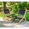 Leisure Made 2pc Athens Lounge Chairs - 2 of 4