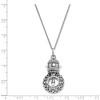 Black Bow Jewelry Sterling Silver & Freshwater Cultured Pearls of Wisdom Necklace, 18in - 2 of 4