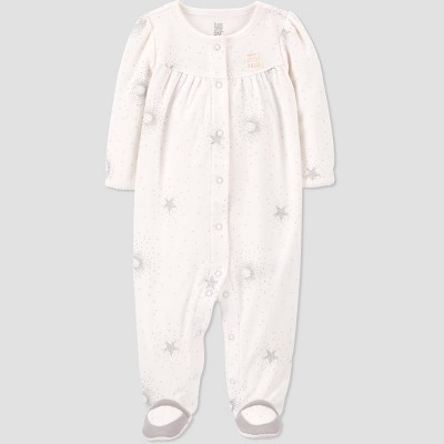 Baby Girls' Mommy's Angel Footed Pajama - Just One You® made by carter's Off-White 3M