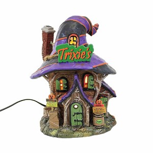 Department 56 Villages 8.0 Inch Trixie's Tricks & Treats Halloween Village Building Witch's Hat Village Buildings - 1 of 3