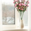 REGALWOVEN Simulation Artificial Home Decoration Carnation Flowers 32.6" 6 Pcs - 4 of 4