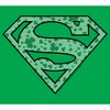 Juniors Womens Superman St. Patrick's Day Shamrock Logo T-Shirt - 2 of 4