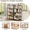 5-Tier Tall Floor Standing Bookshelf, Vintage Display Storage Open Bookcase, Industrial Organizer for School Living Room Bedroom Home Office - 3 of 4
