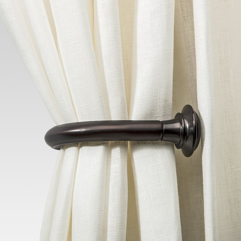 Curtain Holdback Oil Rubbed Bronze - Threshold&#8482;, 2 of 4