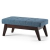 NicBex 40.2" Storage Bench Rectangle Mid Century Faux Leather Tufted Ottoman Bench for Bedroom, Entryway - 3 of 4
