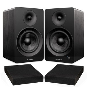 Fluance Ai61 Powered 2.0 Stereo Bookshelf Speakers with 6.5" Drivers, 90W Amplifier and High Density Foam Isolation Pads - 1 of 4