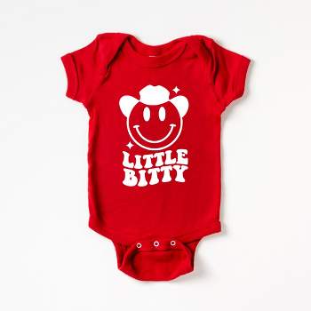 The Juniper Shop Little Bitty Smiley Baby Bodysuit