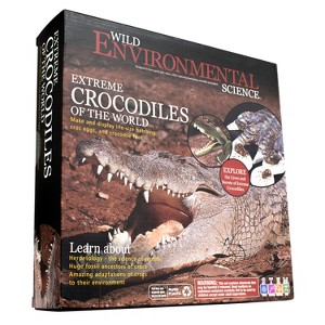 WILD ENVIRONMENTAL SCIENCE Extreme Crocodiles of the World - For Ages 6+ - Create and Customize Models and Dioramas - Study the Most Extreme Animals - 1 of 4