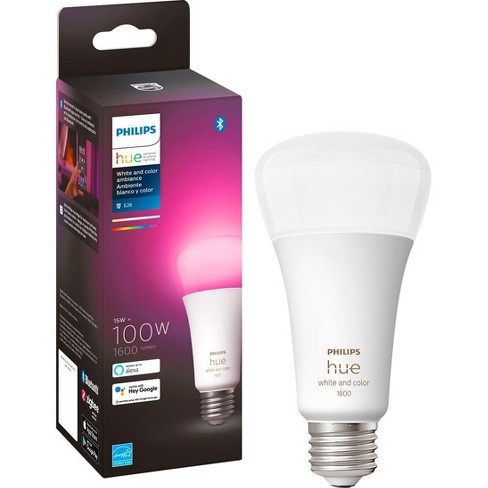 Philips Hue A21 Bluetooth 100w Smart White And Color Ambiance Led Bulb ...