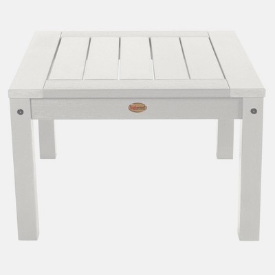 Highwood White Folding Adirondack Outdoor Side Table