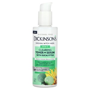 Dickinson Brands Original Witch Hazel, 4-in-1 Clearing Toner + Serum with Eucalyptus, Alcohol Free, 4 fl oz (118 ml) - 1 of 4