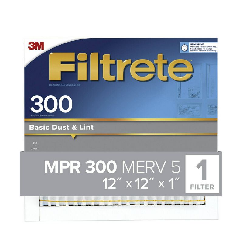 Filtrete Basic Dust and Lint Air Filter 300 MPR, 3 of 7