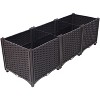 Okak Deep Raised Garden Bed with Self-Watering Function, Outdoor Planter with Stable Frame, Planter Box for Backyard, Garden - 4 of 4
