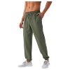 Anna-Kaci Active Men's Lightweight Stretch Lounge Pants with Adjustable Drawstring Waist and Straight Leg Fit - 4 of 4
