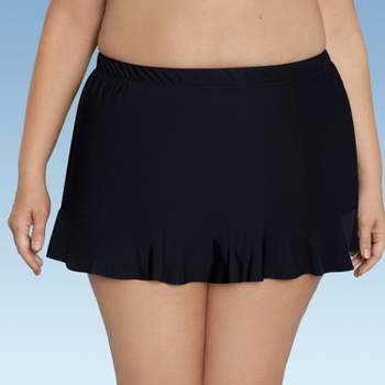 Women Swim Skirt Tummy Control Swimsuit Skirt with Built-in Shorts