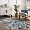 Nuloom Sidney Pet Friendly Machine Washable Vintage Diamond Area Rug, 5' x 7' 6", Blue - 2 of 4