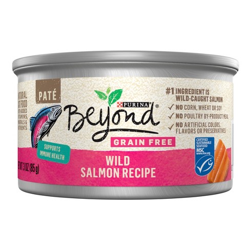 Purina Beyond Grain Free Pat Premium Wet Cat Food Wild Salmon