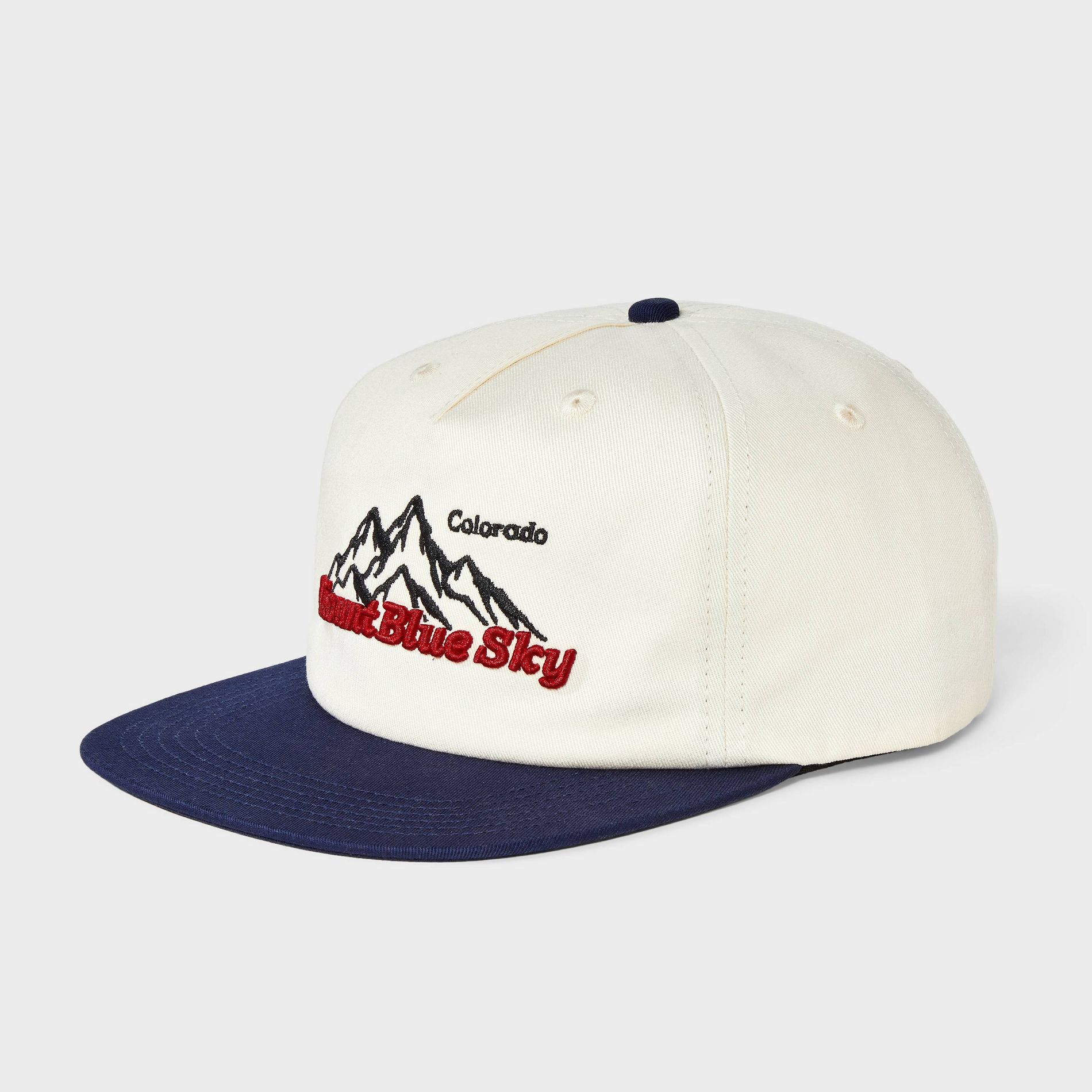 Men's Mount Blue Sky Baseball Hat - Goodfellow & Co™ Off-White