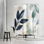 Americanflat 71" x 74" Shower Curtain, Green Sleeves I by PI Creative Art