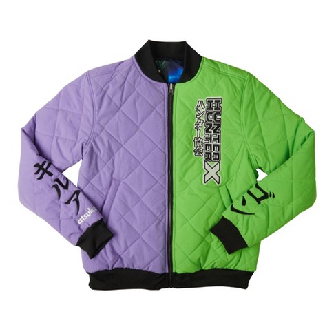 Hunter X Hunter Gon Killua Long Sleeve Reversible Bomber Jacket m Target