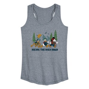 Women's - Disney - Hiking The High Road Graphic Racerback Tank - 1 of 4