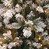 National Tree Company 7.5 ft. Snowy Mountain Pine Slim Pine Tree with Clear Lights - 3 of 4