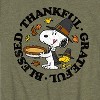 Boys' - Peanuts - Thankful, Grateful, Blessed Short Sleeve Graphic T-Shirt - 2 of 4
